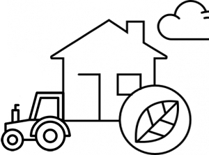 Icono de agricultura sostenible